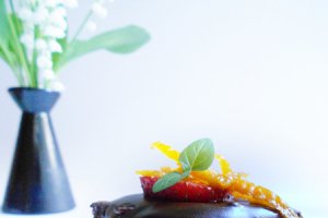 Prajitura cu visine, cacao si ciocolata