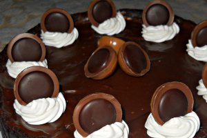 Triple Chocolate Toffifee Cheescake