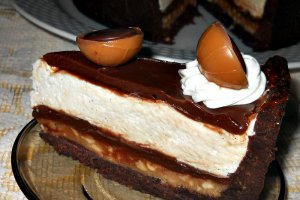 Triple Chocolate Toffifee Cheescake