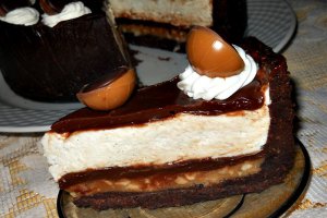 Triple Chocolate Toffifee Cheescake