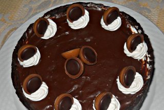 Triple Chocolate Toffifee Cheescake