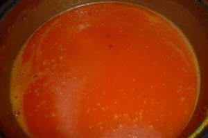 Supa crema de sfecla rosie si cartof