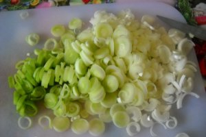 Tarta cu praz si ceapa