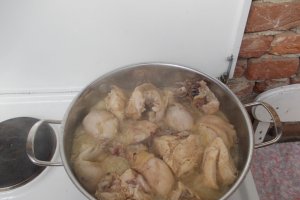 Ciulama de pui cu ciuperci si smantana