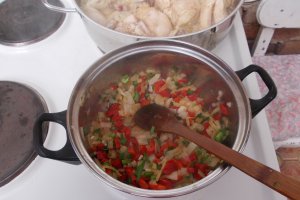 Ciulama de pui cu ciuperci si smantana