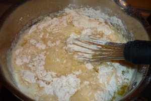 Choux a la creme cu capsuni