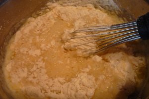 Choux a la creme cu capsuni