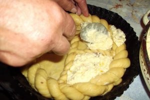 Pasca cu branza dulce
