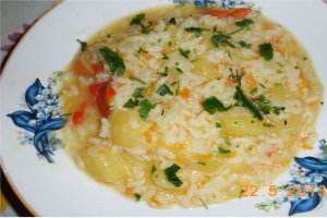 Pilaf cu dovlecei