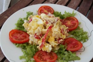 Salata de cartofi cu pui