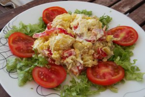 Salata de cartofi cu pui