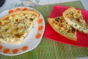 Tarta cu cascaval afumat