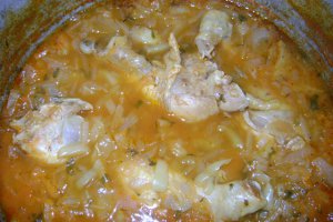 Tocanita de ceapa cu pui