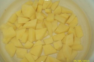 Piure de cartofi cu cotlet de porc