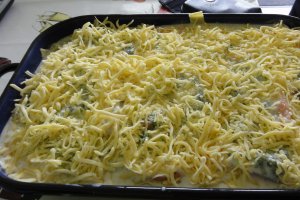 Tagliatelle cu somon si spanac
