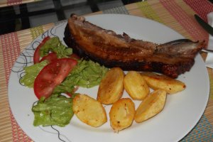 Piept de porc rumenit la cuptor