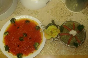 Brocolli cu maioneza de post