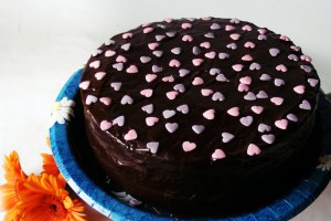 Tort Anca - ciocolata si gem de caise