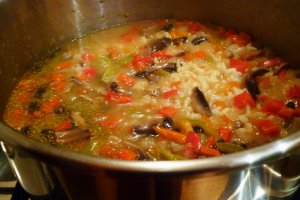 Risotto Arborio cu legume