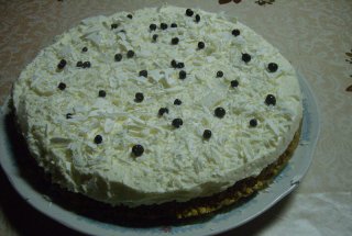 Cheesecake cu ciocolată albă şi ricotta