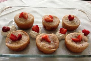 Muffins cu capsuni