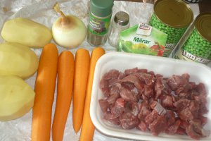 Mazare cu carne de vita si cartofi