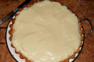 Tarta cu capsuni,banane si mascarpone