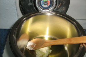Ciulama de ciuperci in vasul Zepter cu orez basmati