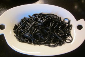 Spaghete negre cu fructe de mare