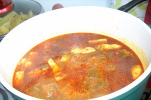 Bors cu legume de vara
