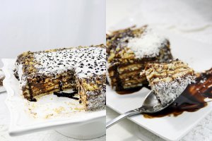 Desert tort de biscuiti cu ciocolata