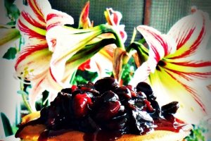 Pancakes cu jeleu de cirese