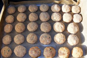 Chiftele de pui la cuptor