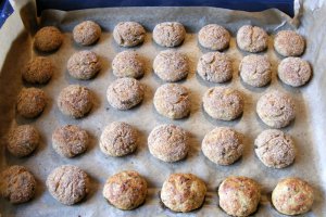 Chiftele de pui la cuptor