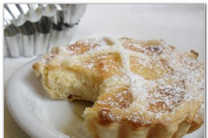 Mini tarte cu branza