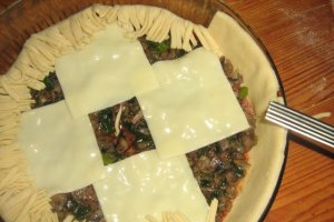 Tarta cu ciuperci