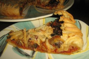 Tarta cu ciuperci