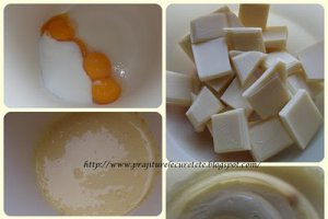 Mousse de ciocolata alba