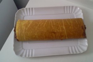 Rulada cu ciocolata si cirese