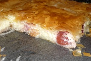Placinta cu iaurt si cirese