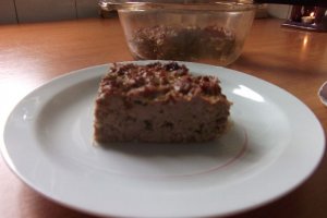 Tarta simpla de ficat de pui