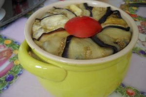 Musaca de vinete in cocota
