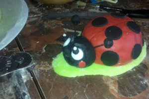 Tort gargarita pe pajiste cu flori