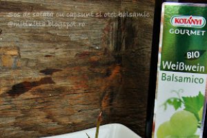 Sos cu capsuni si otet balsamic