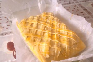 Strudel sarat cu spanac,bacon si filet de somon