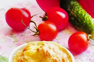 Sufleu de pui cu cascaval