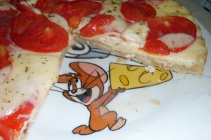 Quiche cu mozzarella si rosii