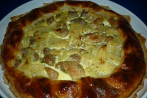 Tarta cu pui si bambus