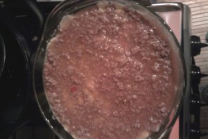 Musaca de cartofi cu carne de curcan, branzeturi si ciuperci