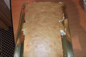 Hello Kitty - tort cu crema de vanilie si frisca